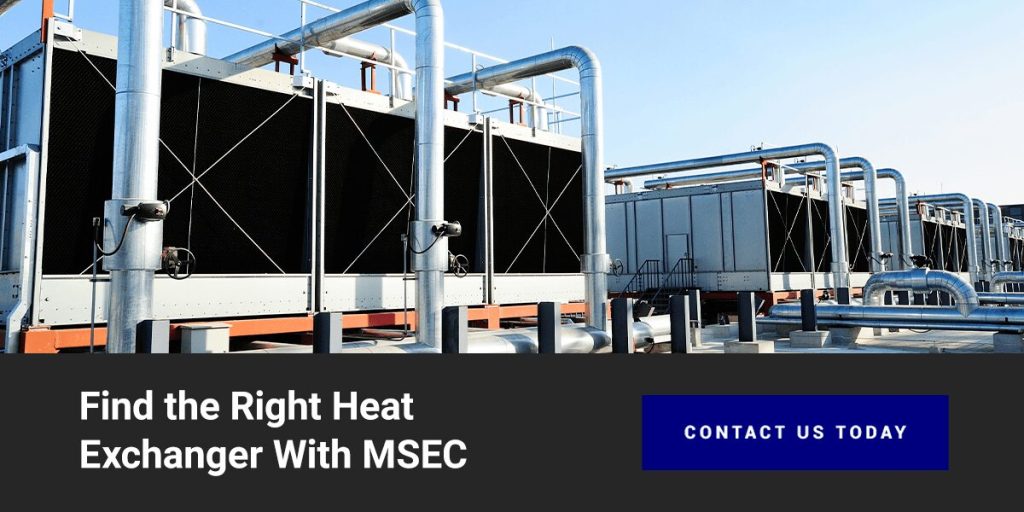 Find the right heat exchanger with MSEC