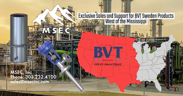 MSEC exclusive sales and support for bvt sweden products west of the mississippi