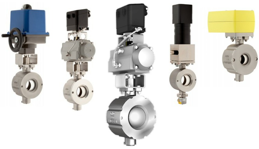 ball sector valves