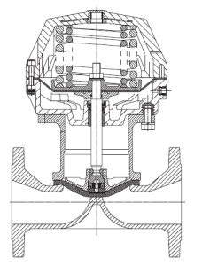 Gemu-Weir-Diaphragm-Valve-Sectional